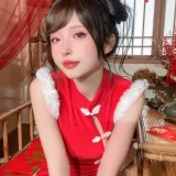 清水由乃《新年旗袍》主题写真：77张全套美图