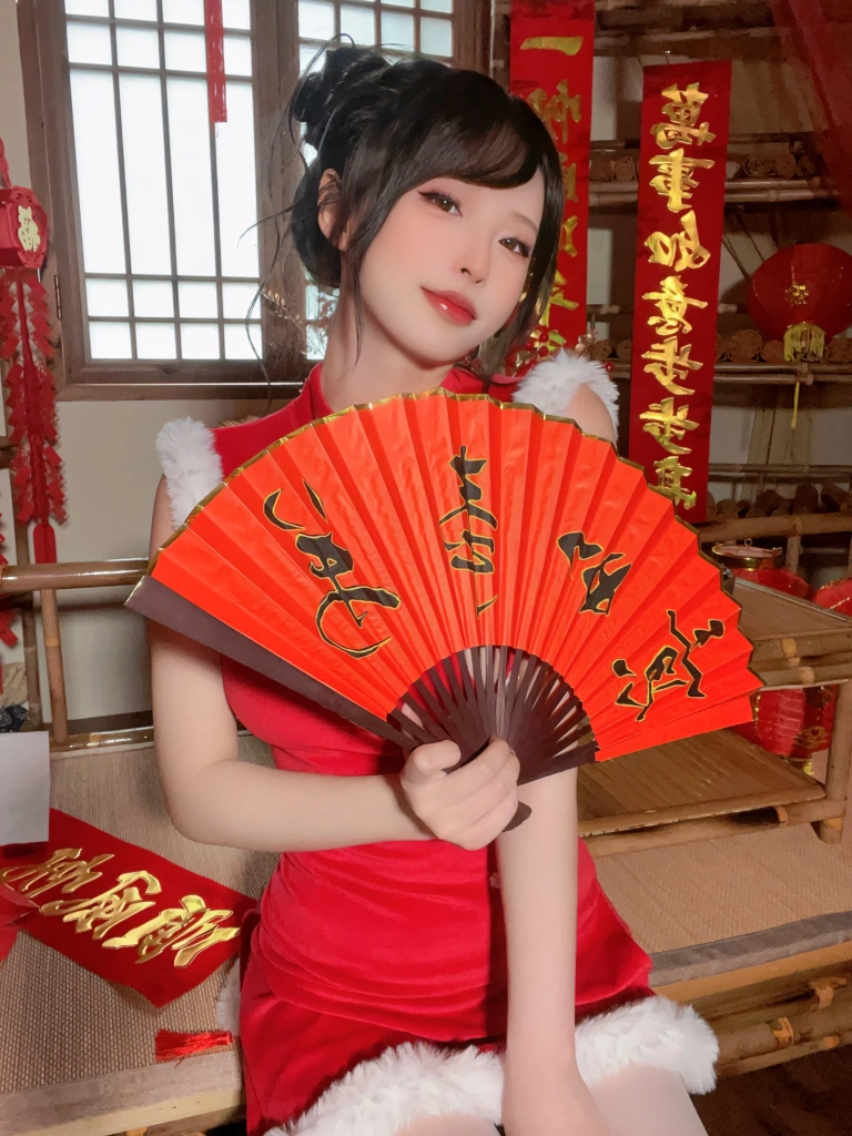 清水由乃《新年旗袍》主题写真：77张全套美图