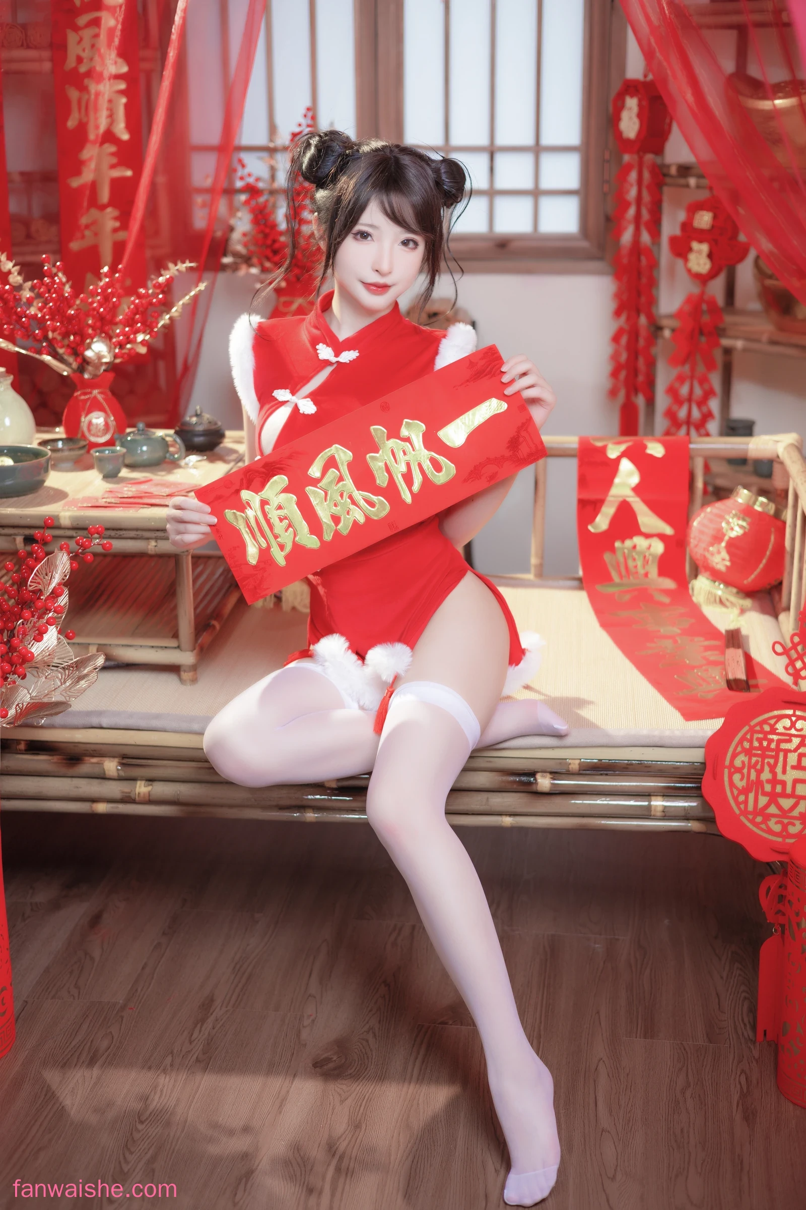 清水由乃 清水由乃 NO.043 - 新年旗袍