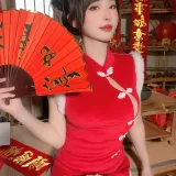 清水由乃《新年旗袍》主题写真：77张全套美图