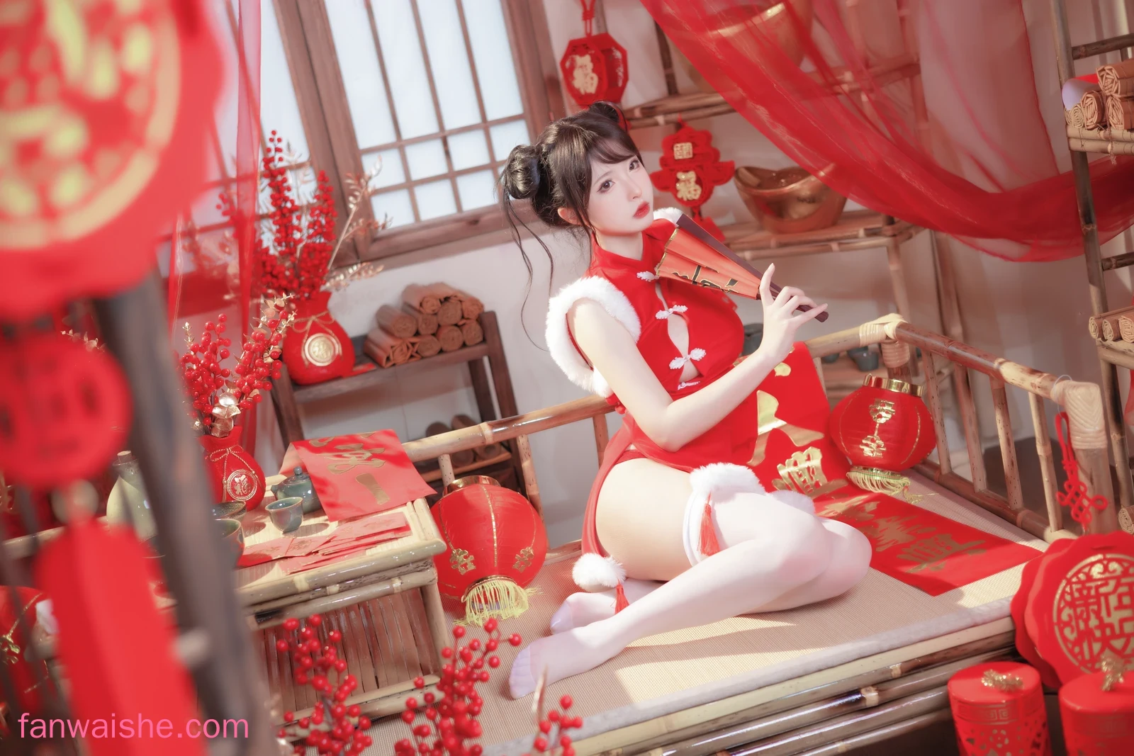 清水由乃 清水由乃 NO.043 - 新年旗袍