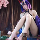 九柒喵《FGO 酒吞满破》主题写真：51张全套美图