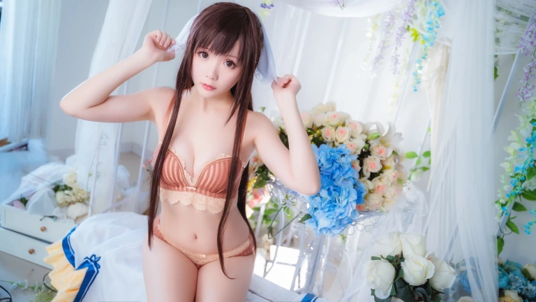 星之迟迟《翠之海》主题写真：20张全套美图