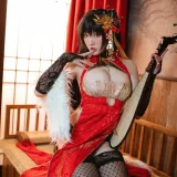 瓜希酱《大凤旗袍》主题写真：22张全套美图