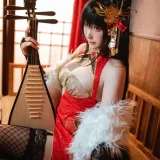 瓜希酱《大凤旗袍》主题写真：22张全套美图