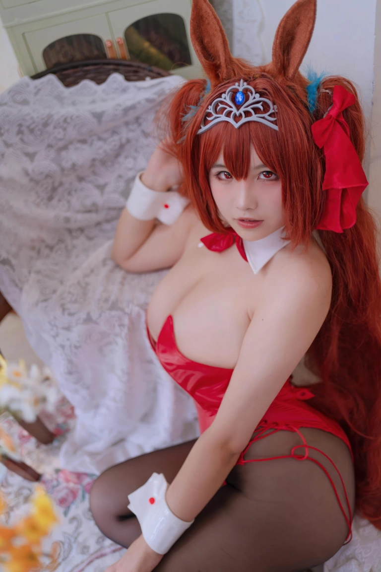 阿半今天很开心《赛马娘 大和赤骥兔女郎》主题写真：35张全套美图