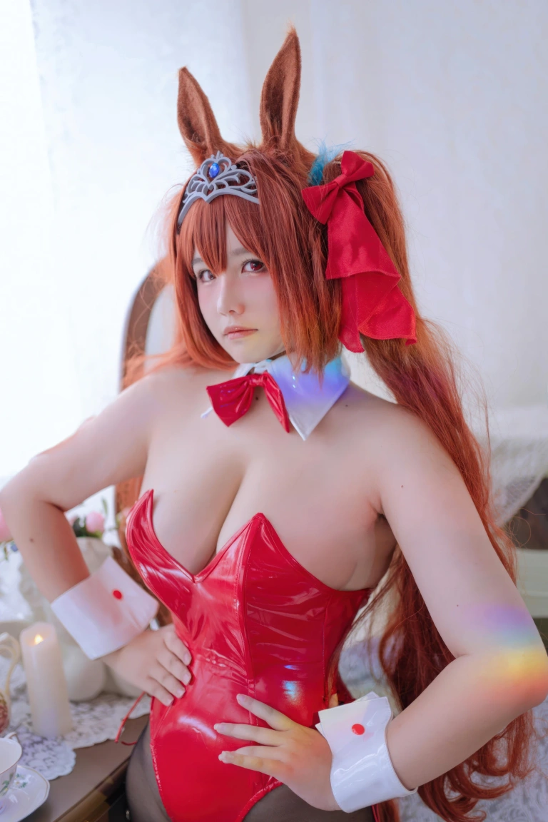 阿半今天很开心《赛马娘 大和赤骥兔女郎》主题写真：35张全套美图