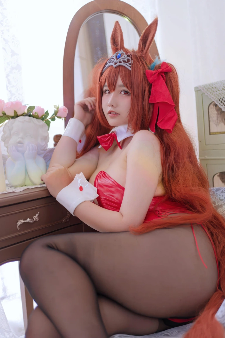 阿半今天很开心《赛马娘 大和赤骥兔女郎》主题写真：35张全套美图