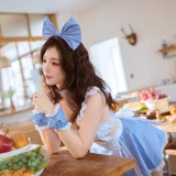 桃良阿宅《女仆的小憩》主题写真：52张全套美图
