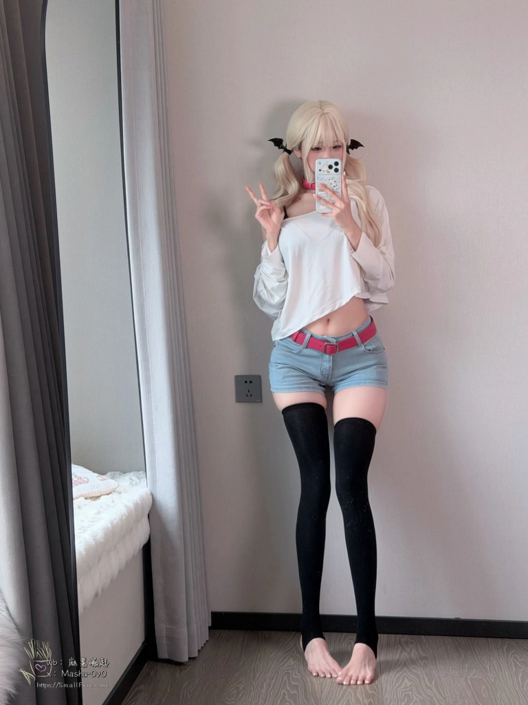 麻薯好吃《哥哥好弱…吗》主题写真：86张全套美图