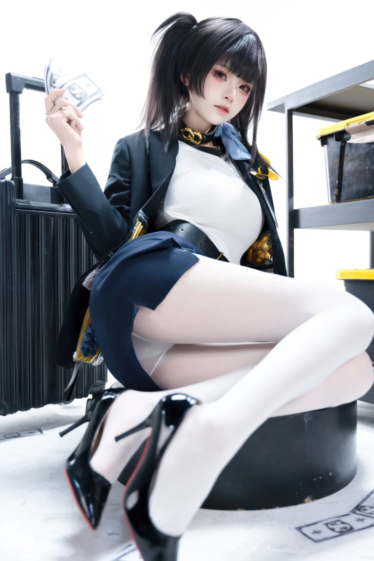 九柒喵《Nikee胜利女神 索拉》主题写真：24张全套美图
