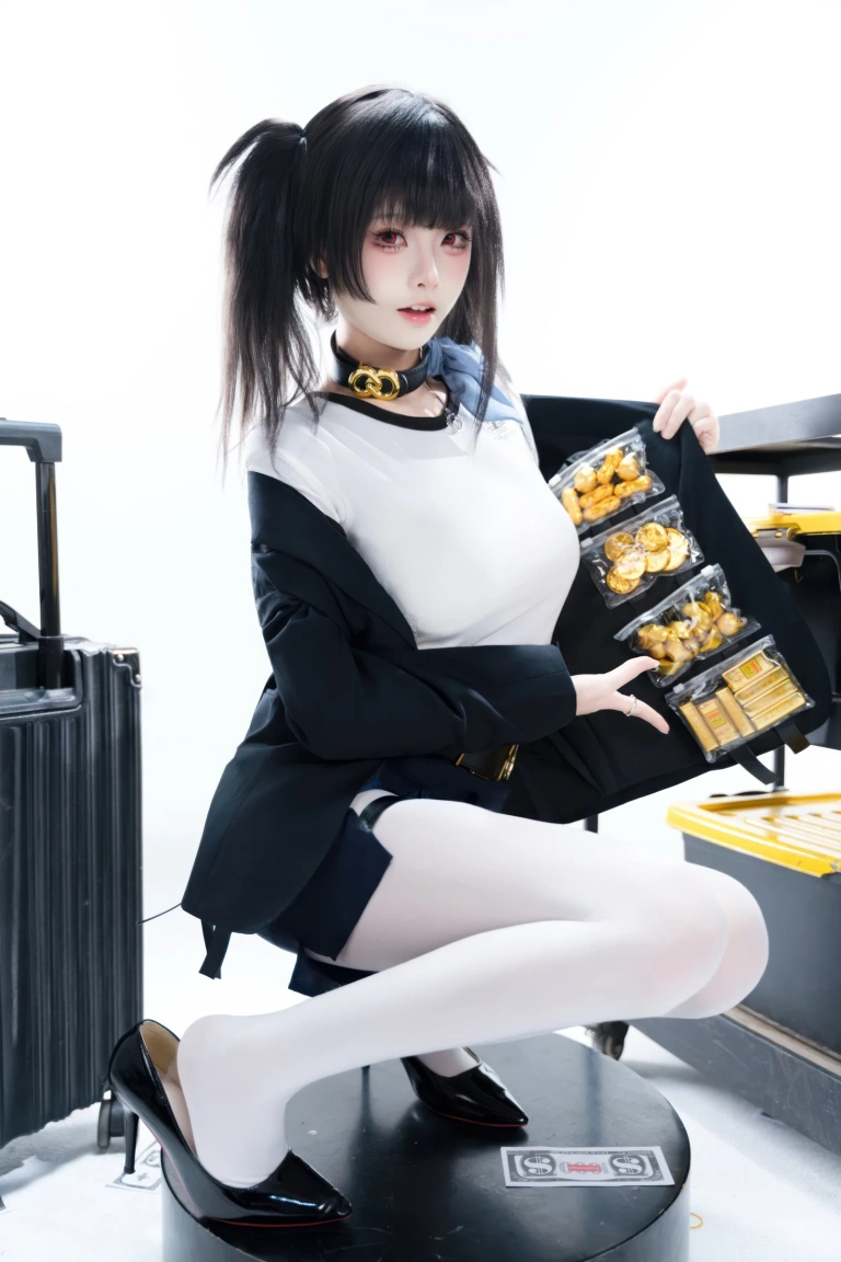 九柒喵《Nikee胜利女神 索拉》主题写真：24张全套美图