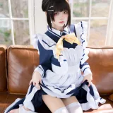 九柒喵《星光咖啡馆与死神之蝶 枣子姐女仆》主题写真：23张全套美图