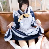 九柒喵《星光咖啡馆与死神之蝶 枣子姐女仆》主题写真：23张全套美图