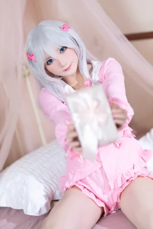 是三不是世《和泉纱雾·埃罗芒睡衣》主题写真：27张全套美图