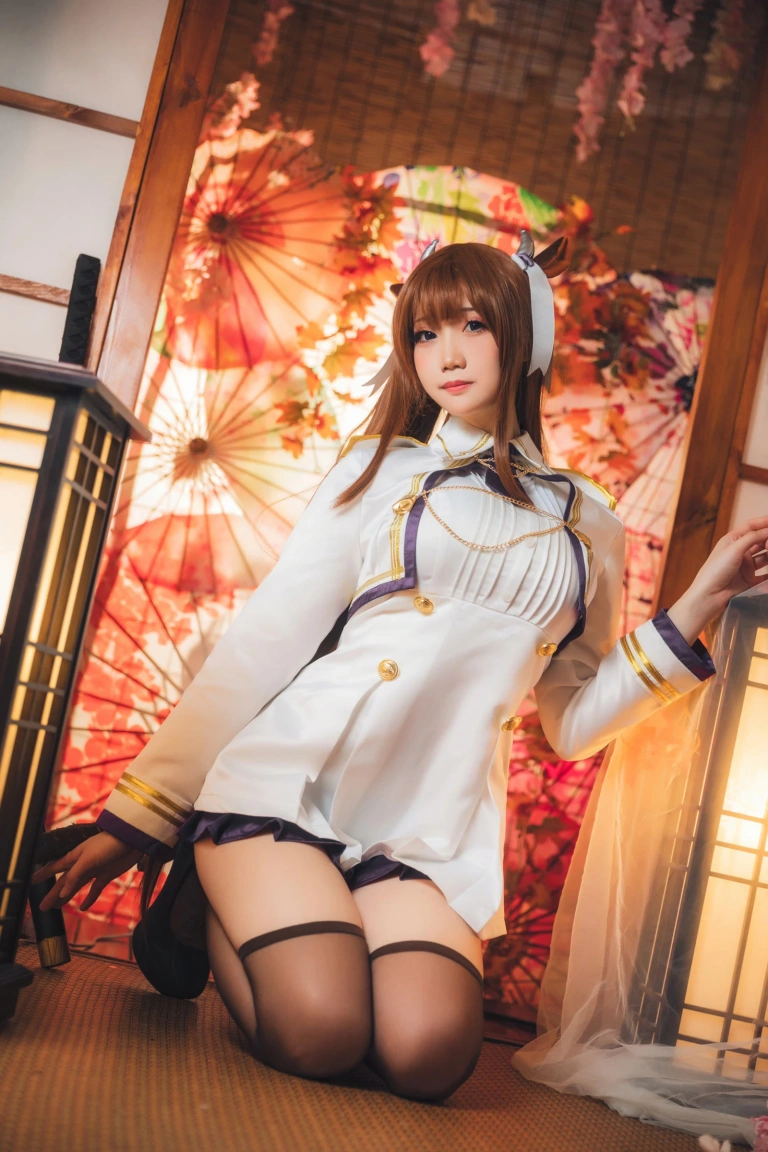 焖焖碳《碧蓝航线 樫野》主题写真：30张全套美图
