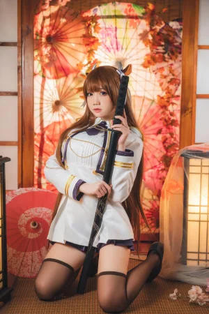 焖焖碳《碧蓝航线 樫野》主题写真：30张全套美图