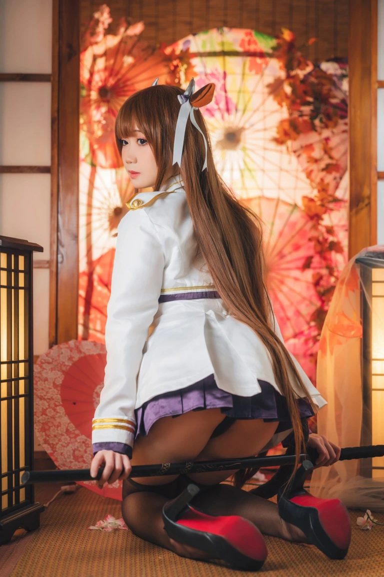 焖焖碳《碧蓝航线 樫野》主题写真：30张全套美图