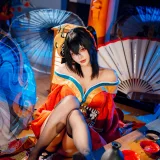 是一只熊仔《大凤和服》主题写真：50张全套美图