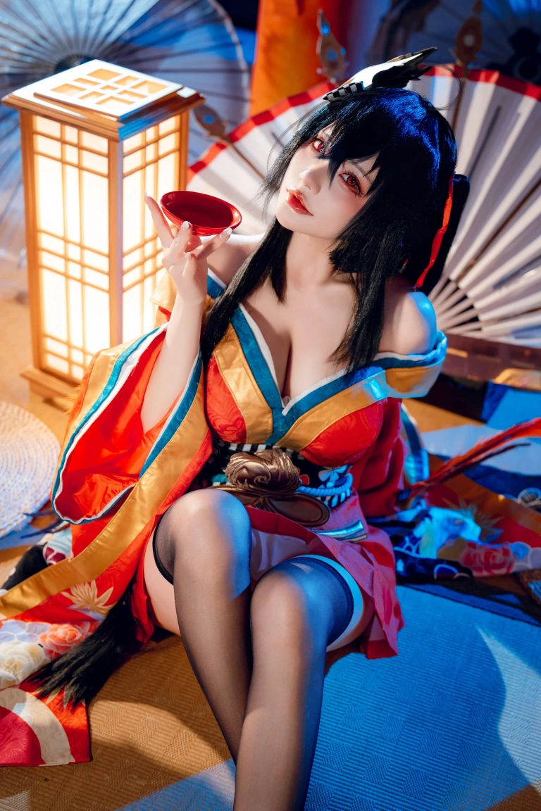 是一只熊仔《大凤和服》主题写真：50张全套美图