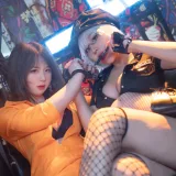 皮皮奶&喵零《匪警》主题写真：60张全套美图