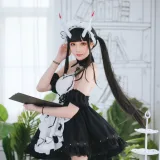 瓜希酱《能代女仆》主题写真：22张全套美图