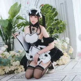 瓜希酱《能代女仆》主题写真：22张全套美图
