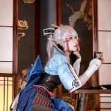 阿包也是兔娘《神里凌华》主题写真：25张全套美图