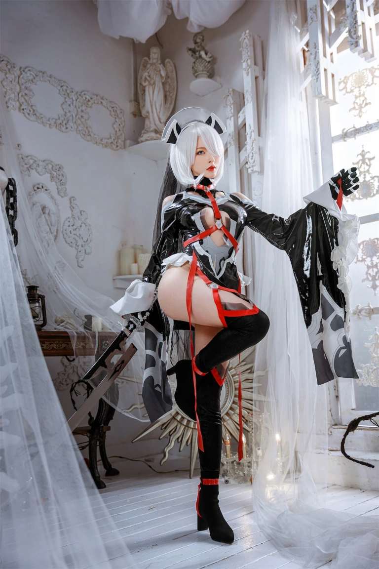 清水由乃《2B 同人花嫁》主题写真：45张全套美图