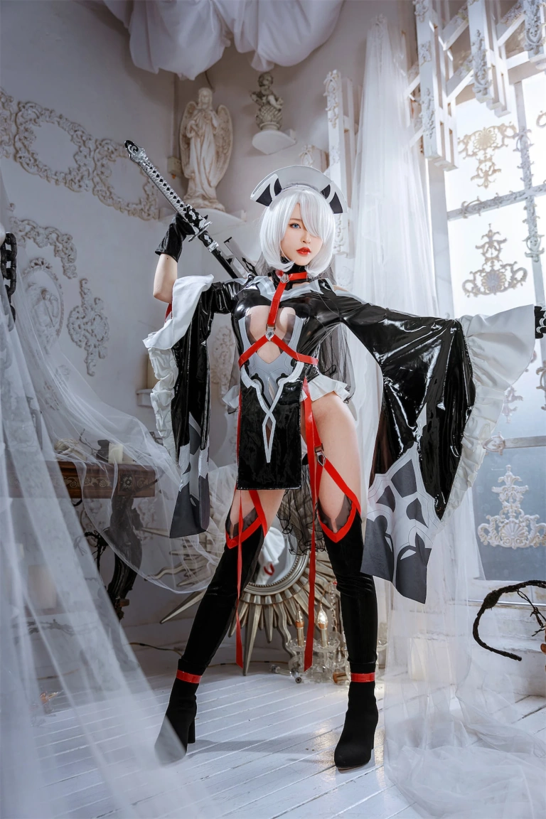 清水由乃《2B 同人花嫁》主题写真：45张全套美图