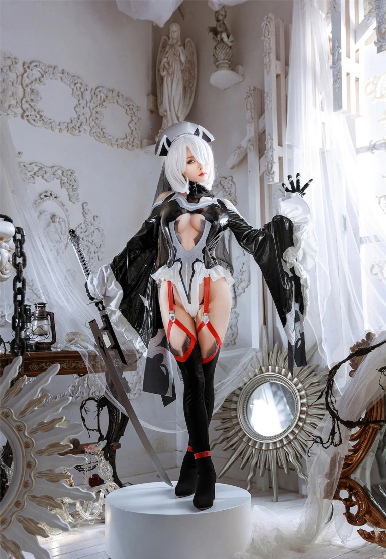 清水由乃《2B 同人花嫁》主题写真：45张全套美图