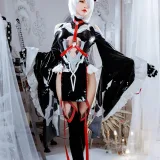 清水由乃《2B 同人花嫁》主题写真：45张全套美图