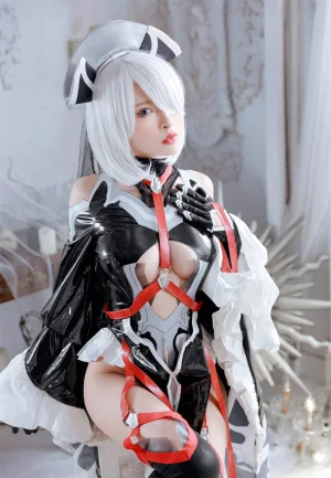 清水由乃《2B 同人花嫁》主题写真：45张全套美图