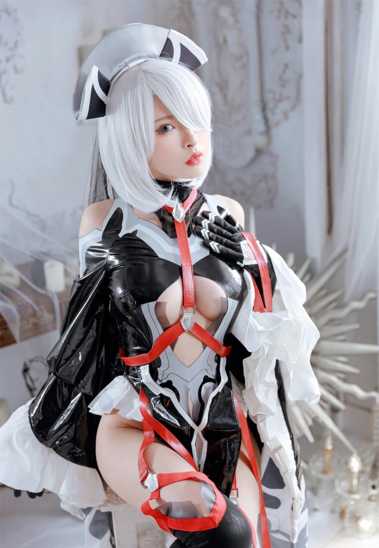 清水由乃《2B 同人花嫁》主题写真：45张全套美图