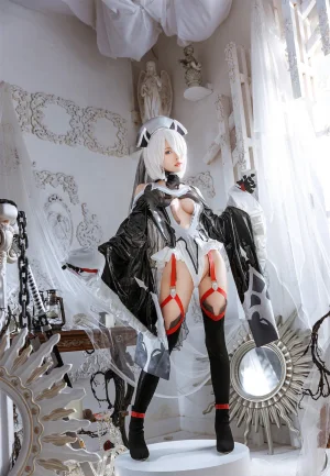 清水由乃《2B 同人花嫁》主题写真：45张全套美图