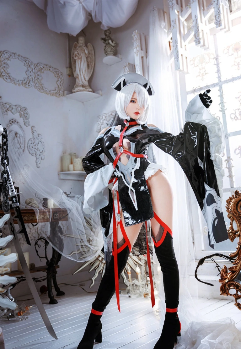 清水由乃《2B 同人花嫁》主题写真：45张全套美图