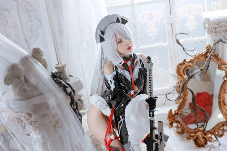 清水由乃《2B 同人花嫁》主题写真：45张全套美图
