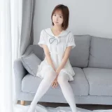 木棉棉《纯情白裙》主题写真：40张全套美图