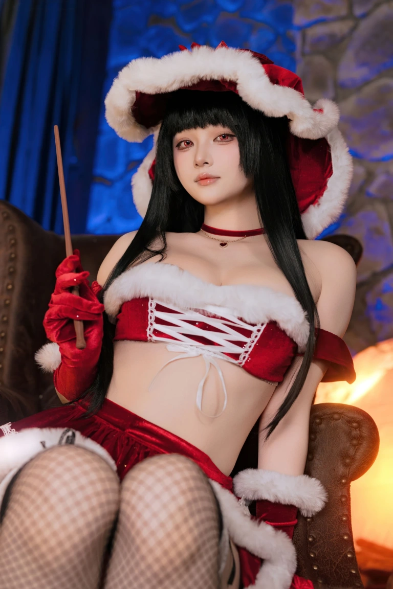 屿鱼《平安夜的魔法》主题写真：60张全套美图