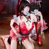 九柒喵《花火》主题写真：65张全套美图