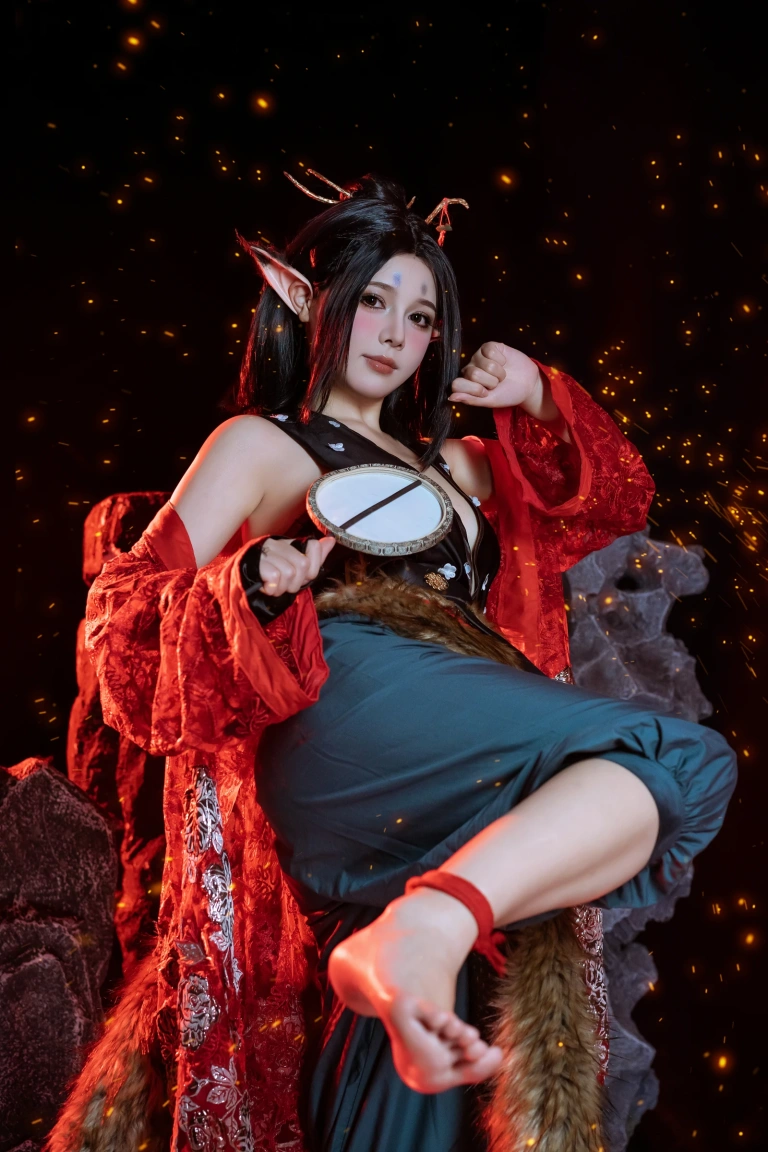 七月喵子《萍萍》主题写真：80张全套美图
