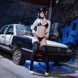 屿鱼《碧蓝航线 爱宕赛车服》主题写真：114张全套美图