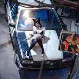 屿鱼《碧蓝航线 爱宕赛车服》主题写真：114张全套美图