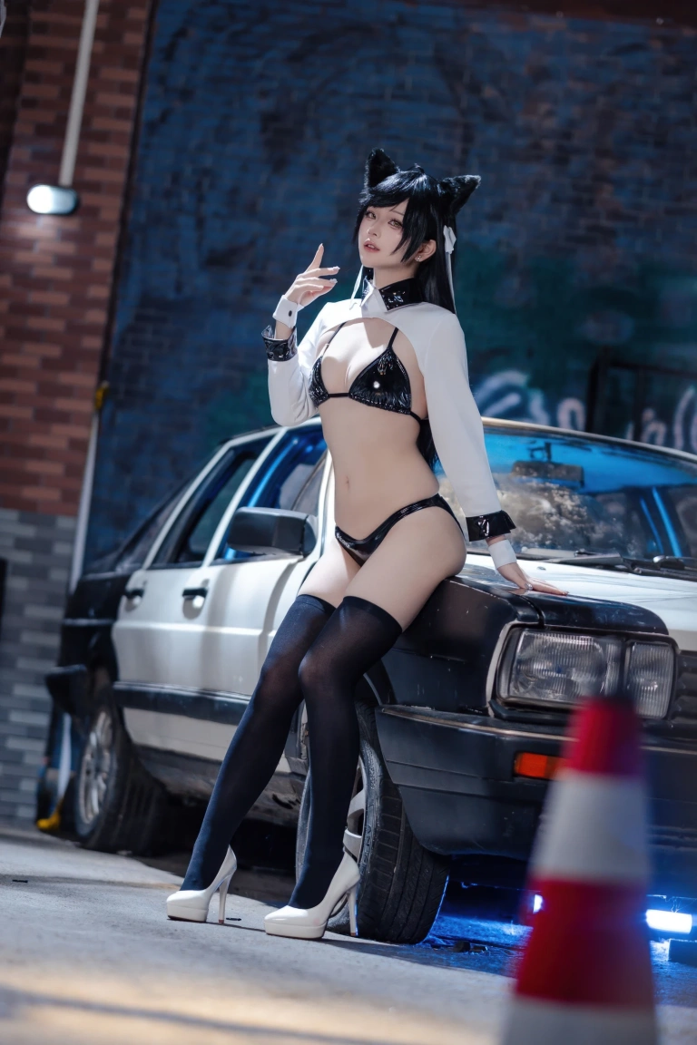 屿鱼《碧蓝航线 爱宕赛车服》主题写真：114张全套美图
