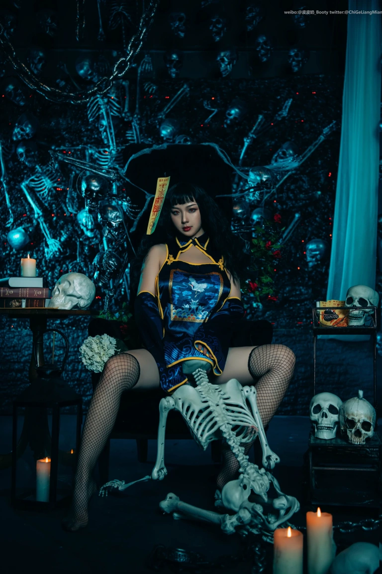皮皮奶《僵尸少女》主题写真：43张全套美图