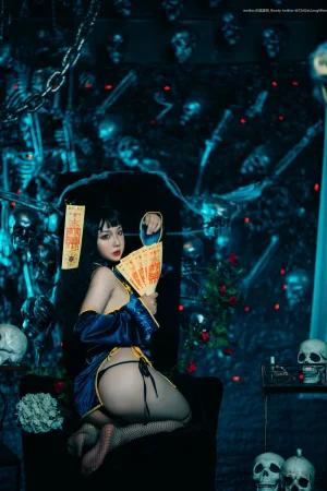 皮皮奶《僵尸少女》主题写真：43张全套美图