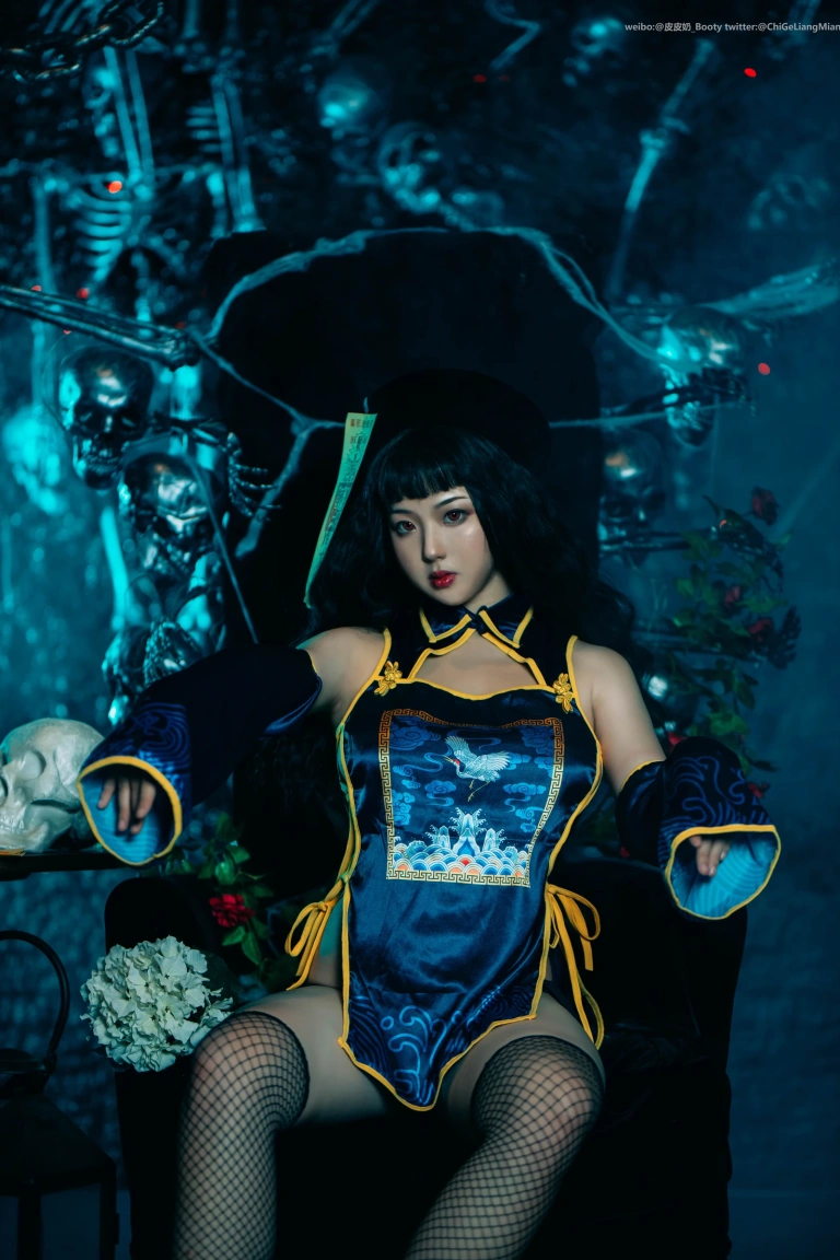 皮皮奶《僵尸少女》主题写真：43张全套美图