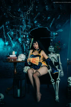 皮皮奶《僵尸少女》主题写真：43张全套美图