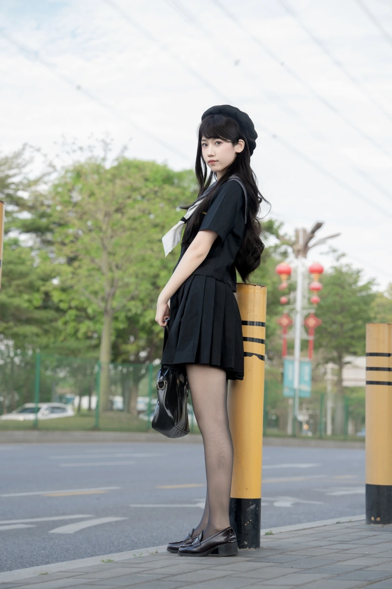 不呆猫《放课后野外JK》主题写真：101张全套美图