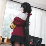 瓜希酱《大凤JK》主题写真：30张全套美图